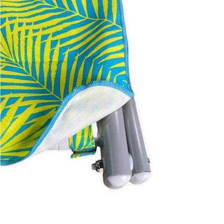 Telo Mare Coprilettino in Microfibra Palme