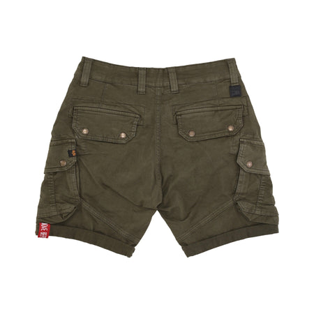 ALPHA INDUSTRIES Pantalone Corto Uomo Combat Short Dark Olive da uomo