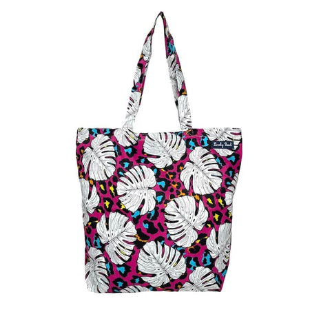 Borsa Mare in Cotone Maculata Fucsia