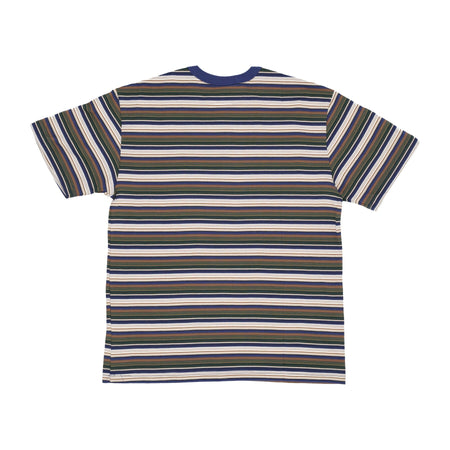 HUF Maglietta Uomo Pot Head Striped Knit Top Olive da uomo