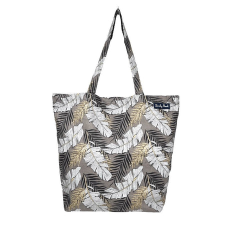 Borsa Mare in Cotone Piume Dorate