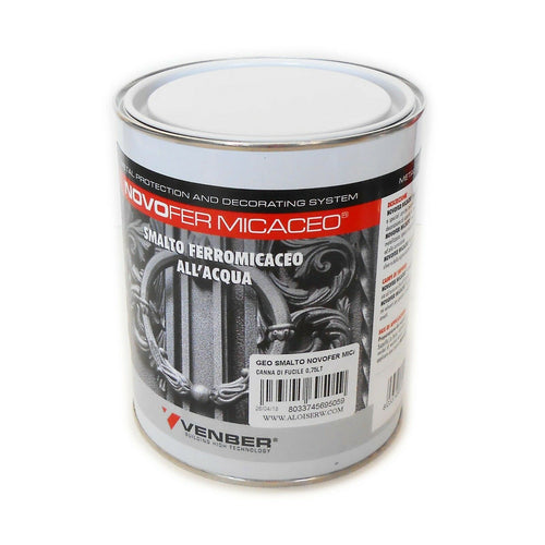 Novofer 750ml smalto ferro micaceo acrilico all'acqua per interni ed esterni