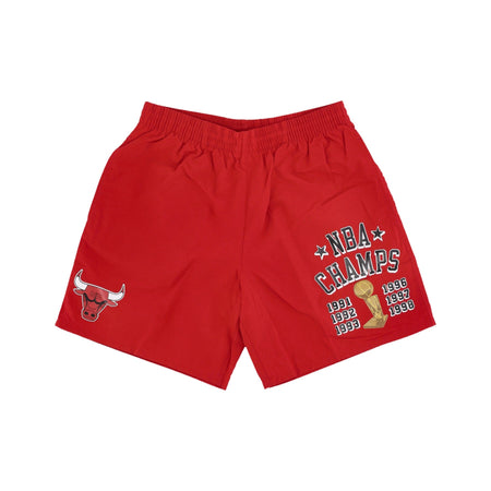 MITCHELL &amp; NESS Pantaloncino Uomo Nba Team Heritage Woven Short Hardwood Classics Chibul Scarlet da uomo