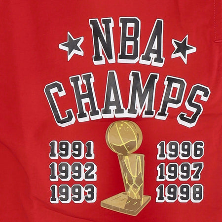 MITCHELL &amp; NESS Pantaloncino Uomo Nba Team Heritage Woven Short Hardwood Classics Chibul Scarlet da uomo