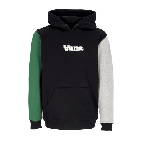 VANS Felpa Cappuccio Uomo Colorblock Hoodie Black/eden da uomo