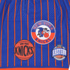 MITCHELL & NESS Pantaloncino Basket Uomo Nba Hometown Mesh Short Hardwood Classics Neykni Royal/orange da uomo
