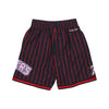 MITCHELL & NESS Pantaloncino Basket Uomo Nba Hometown Mesh Short Hardwood Classics Phi76e Black/red da uomo