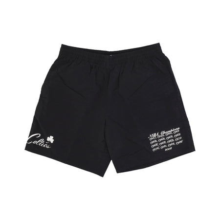MITCHELL &amp; NESS Pantaloncino Uomo Nba Team Heritage Woven Short Hardwood Classics Boscel Black da uomo