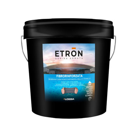 Loggia Etron 8kg guaina liquida elastomerica impermeabilizzante fibrorinforzata
