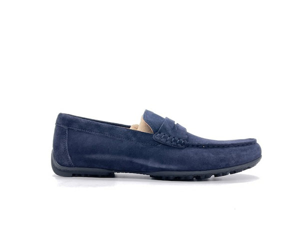 GEOX Mocassini uomo KOSMOPOLIS Suede Navy