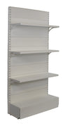 Scaffalatura metallica da negozio cm. 100x30x200h