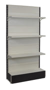Scaffalatura in metallo per negozio cm. 100x30x200h