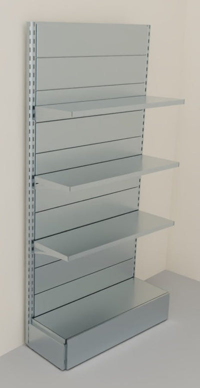 Scaffalatura zincata da negozio in metallo cm. 100x30x200h