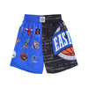 MITCHELL & NESS Pantaloncino Basket Uomo Nba Jumbotron 3.0 Shorts Hardwood Classics Team East Multi/white da uomo