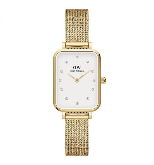 DANIEL WELLINGTON - orologio QUADRO LUMINE PRESSATO EVERGOLD
