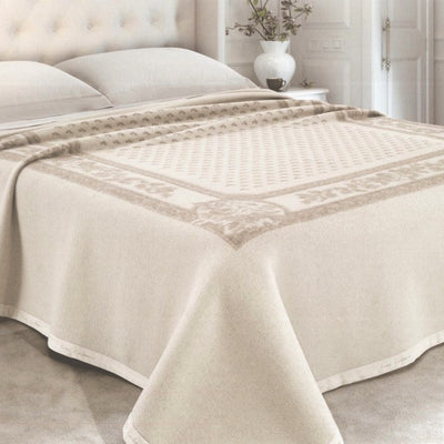 Coperta matrimoniale in lana cashmere Serenella Lanerossi