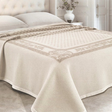 Coperta matrimoniale in lana cashmere Serenella Lanerossi