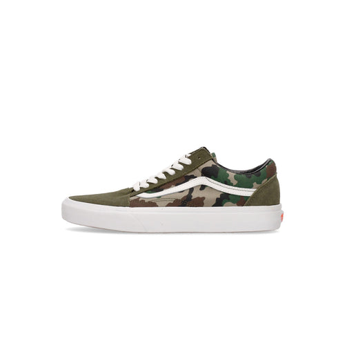 VANS Scarpa Bassa Uomo Old Skool Camo Olive/white da uomo