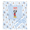 Set piumotto lenzuolino culla Disney Hello Mickey