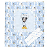 Set piumotto lenzuolino culla Disney Hello Mickey