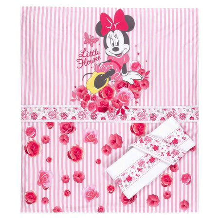 Set piumotto lenzuolino culla Disney Minnie Chic