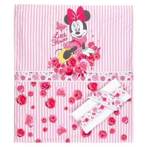 Set piumotto lenzuolino culla Disney Minnie Chic