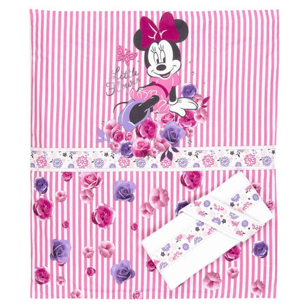 Set piumotto lenzuolino culla Disney Minnie Chic