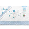 Completo lenzuola neonato per culla in cotone Love bear
