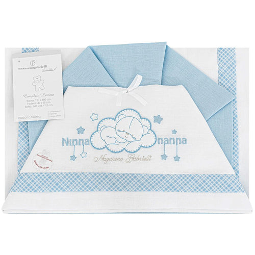 Completo lenzuola neonato per lettino Ninna Nanna Nazareno Gabrielli