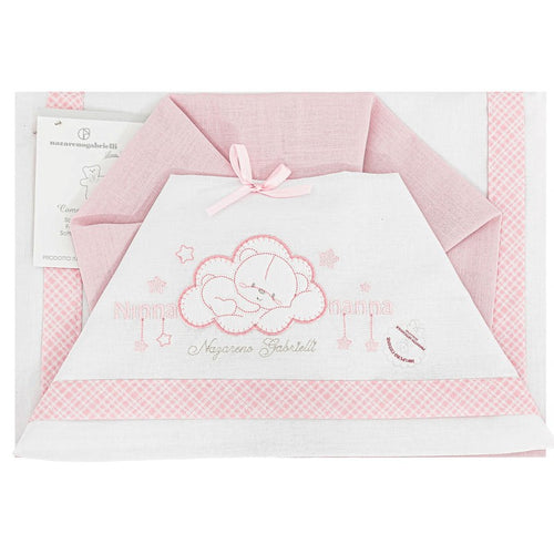 Completo lenzuola neonato per lettino Ninna Nanna Nazareno Gabrielli