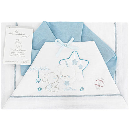 Completo lenzuola neonato per lettino Stellina Nazareno Gabrielli