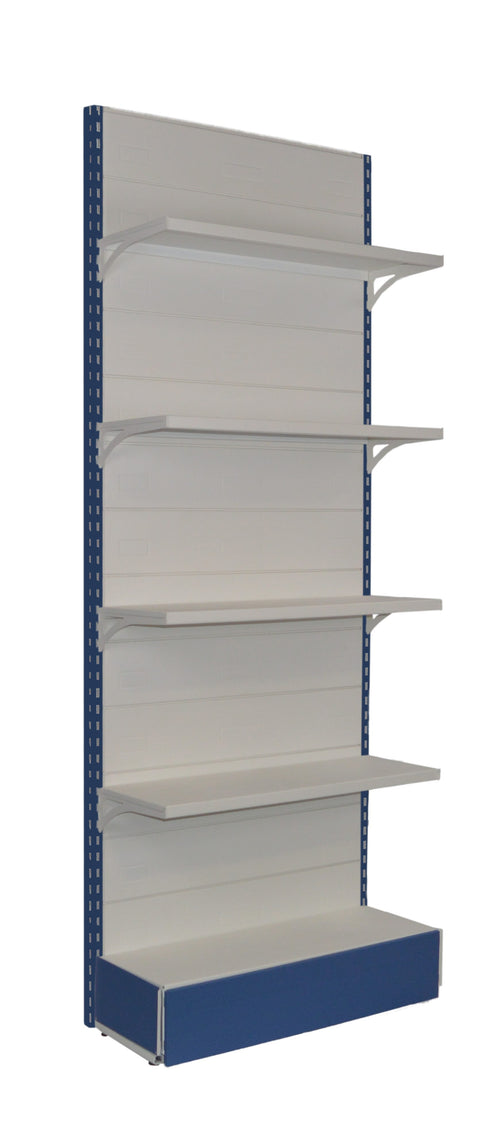 Scaffalatura metallica da negozio cm. 100x30x250h