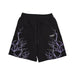 PHOBIA Pantalone Corto Tuta Uomo Lightning Shorts Black/purple da uomo