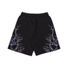 PHOBIA Pantalone Corto Tuta Uomo Lightning Shorts Black/purple da uomo