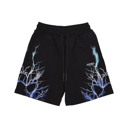 PHOBIA Pantalone Corto Tuta Uomo Pantalone Corto Tuta Black/blue/grey/lightblue da uomo