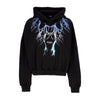 PHOBIA Felpa Leggera Cappuccio Donna Lightning Crop Hoodie Black/blue/grey/lightblue da donna