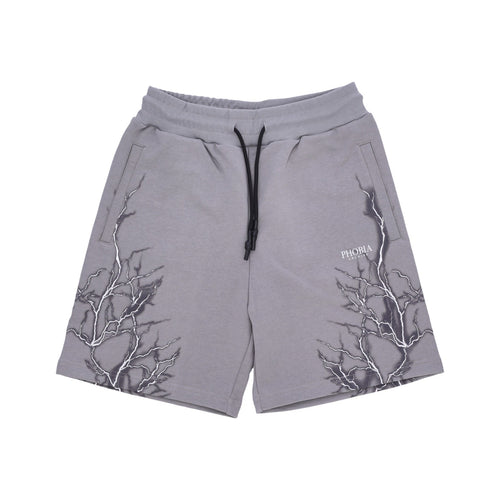 PHOBIA Pantalone Corto Tuta Uomo Lightning Shorts Grey/grey da uomo