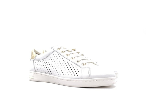 GEOX Sneakers donna JAYSEN B nappa white gold