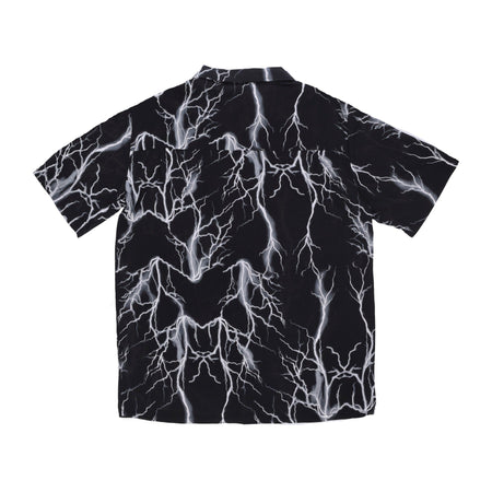 PHOBIA Camicia Manica Corta Uomo Lightning Shirt Black/grey da uomo