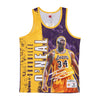 MITCHELL & NESS Canotta Tipo Basket Uomo Nba Burst Mesh Tank No 34 Shaquille O'neal Loslak Original Team Colors da uomo