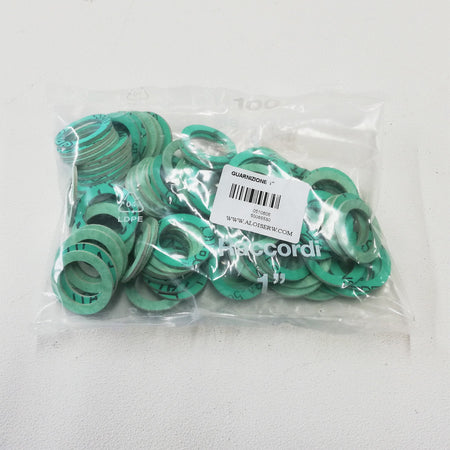 Guarnizione piatta di carta da 3/8" - blister da 100 unità