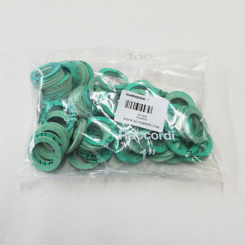 Guarnizione piatta di carta da 3/8 - blister da 100 unità