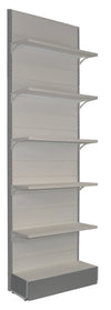 Scaffale di metallo verniciato per arredare pareti negozi cm. 100x30x300h