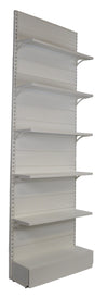 Scaffalatura da negozio in metallo verniciato cm. 100x30x300h