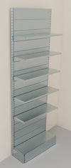 Scaffalatura da negozio in metallo zincato cm. 100x30x300h