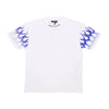 VISION OF SUPER Maglietta Uomo Flames Tee Off White/blue da uomo