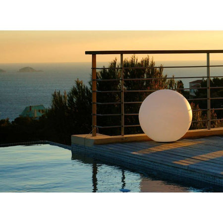 LUMISKY - Sfera filare LED per esterno - bianca BOBBY - base 40cm E27