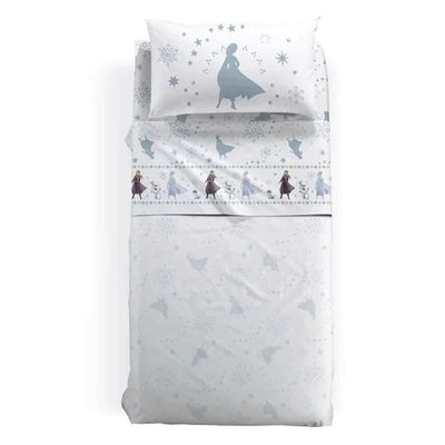 Completo lenzuola una piazza Caleffi Frozen Elsa e Anna