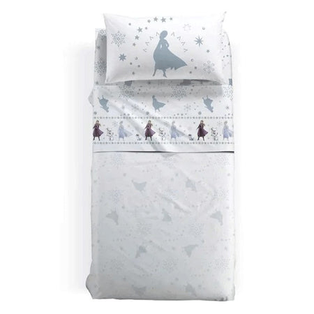 Completo lenzuola una piazza Caleffi Frozen Elsa e Anna