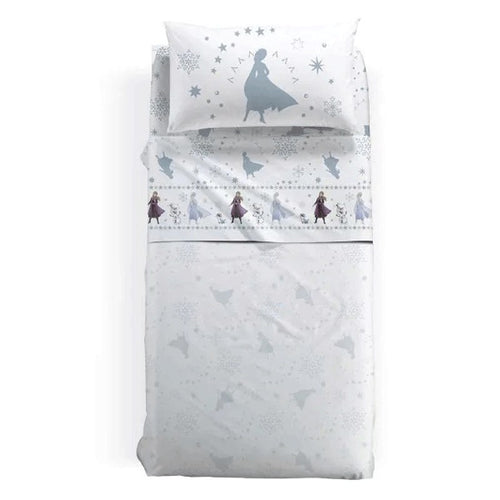 Completo lenzuola una piazza Caleffi Frozen Elsa e Anna